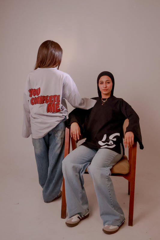YOU COMPLETE MEss longsleeve in ash