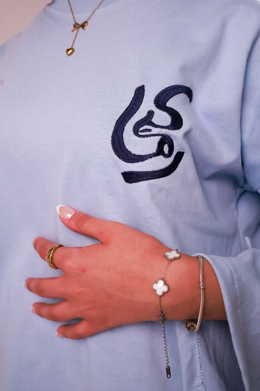Starry-Eyed longsleeve in dusty blue